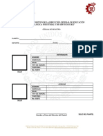 Cedula de Registro Entrenadores 2022