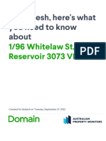 Property Report For 1 96 Whitelaw Street Reservoir VIC 3073