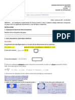 Calcular áreas de figuras compuestas en el colegio