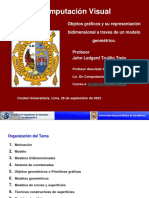 Objetos Gráficos Representación Bidimensional Con Modelo Geométrico. CV 2022-II