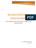 Neurociencias y Positivismo Biologista. NL Finalisimoo