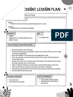 Montessori Lesson Plan