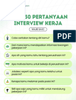 Spill 30 Pertanyaan Interview Kerja