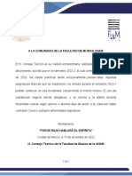 Comunicado FaM 15 Diciembre 2022