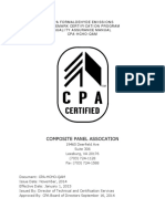 CPA-HCHO-QAM CPA Formaldehyde Emissions Grademark Certification Program Quality Assurance Manual - Uncontrolled