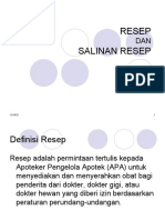 Resep Dan Salinan Resep