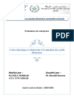 G01 Cadre Théorique Et Démarche D'évaluation Des Actifs Financiers