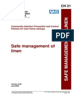 CH 21 Safe Management of Linen July 2020 Version 2.00