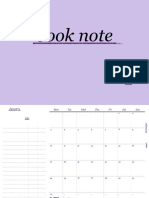 Book Note Ver.1 Template