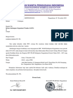 003-Surat Undangan Muscab Ii DPC Pangandaran - Ketua DPD Iwapi Jabar
