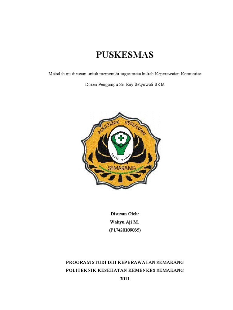 Makalah Puskesmas Siap Print