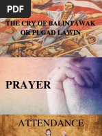 The Cry of Balintawak or Pugad Lawin 