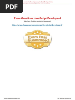 Aindump2go Javascript-Developer-I Simulations 2022-Apr-03 by Robin 65q Vce