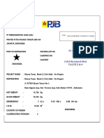 Rfi PKG SKM Ss Vii 22 0001 Packing List & Shipping Mark Pt. Sentra Karya Mandiri