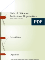 03 Code of Ethics and Professional Organizations