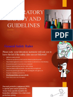 Lab 1.1 LABORATORY SAFETY GUIDELINES