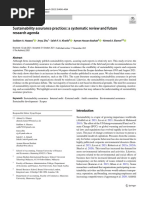 Sustainability Assurance Practices: A Systematic Review and Future Research Agenda