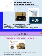 Perpindahan Kalor Secara Konduksi, Konveksi dan Radiasi