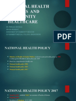 National Health Policies and Community Healthcare