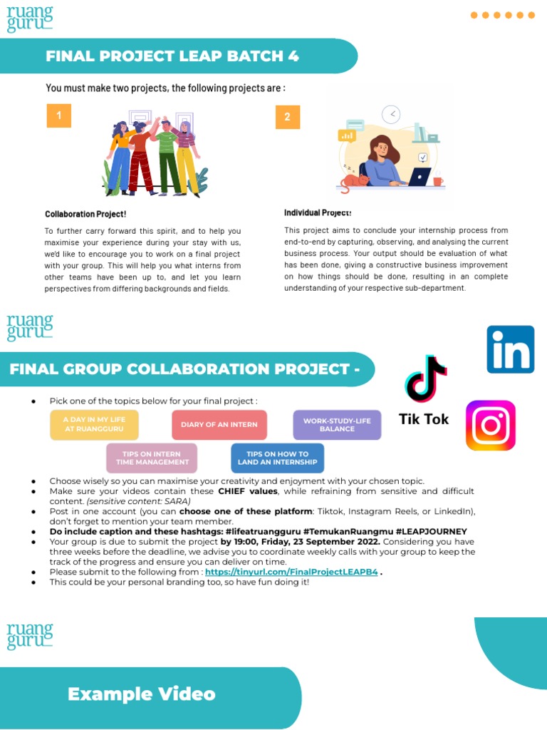 Final Project Guidelines for Batch 4 | PDF | Business | Cognition