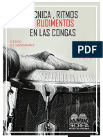 Libro Técnica, Ritmos y Rudimentos en Las Congas - Diego Silbermanas