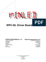 WPC-95 Driver Board 10034: Operations Manual V1.0 Gebrauchsanweisung v1.0