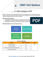 CMAT Syllabus