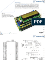 16X2 LCD Shield With LMD18201 Motor Driver