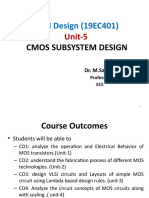 CMOS Subsystem Design Techniques