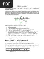 Turing Machine and Recursive Language