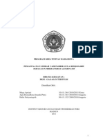 PKM-GT-11-IKIPPGRIMADIUN-Mega-Pemanfaatan Limbah Cair Pabrik Gula Redjosarie Sebagai Sumber Energi Alter Nat If