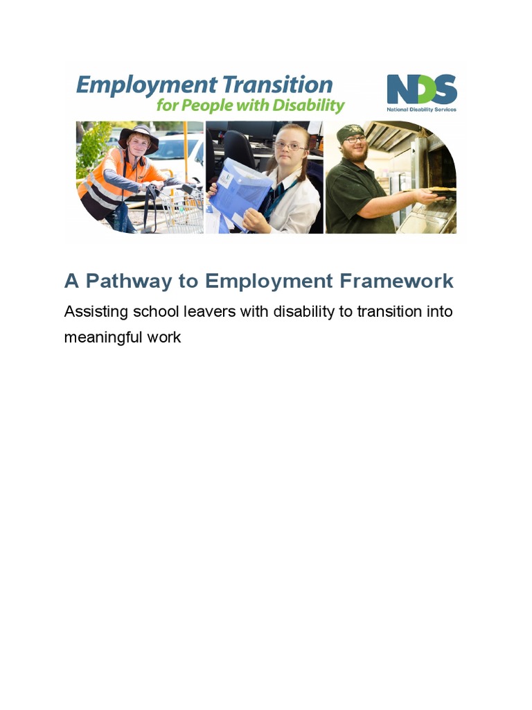 The Pathway To Employment Framework FINAL 2 | PDF | Goal | Leadership