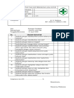 5.3.4.2 Daftar Tilik SOP Tindakan Medis