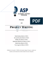 Project Writing Primer