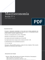 Macroeconomía Sesión Nº3
