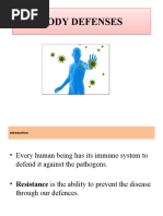 Body Defences, Immunity, Immunization