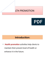 Health Promotion