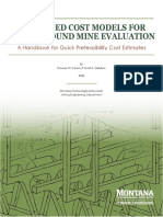 Simplified Cost Models For Underground Mine Evaluation 1652218741