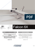 Papercraft Falcon 6X Notice Montage