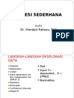 REGRESI SEDERHANA