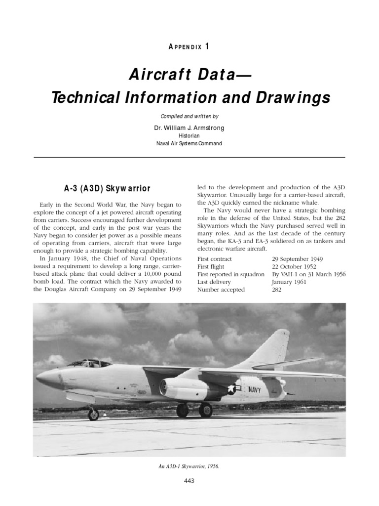 A-3 Skywarrior Overview and Specs | PDF | Aviation | Aircraft