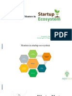 The roles of Mentors in startup eco-system