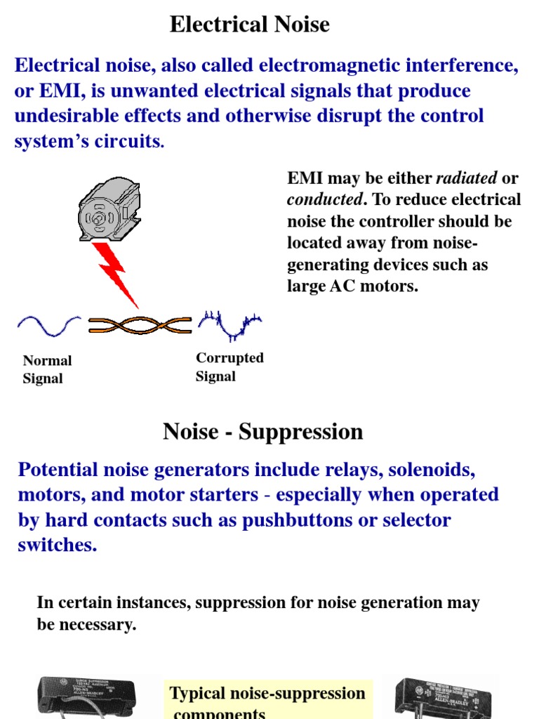 Electrical Noise Reduction Methods Circuit Diagram