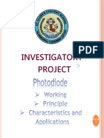 Photodiode Investigatory Project