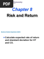 Lecture 10 Risk - Return 03102022 112616pm