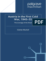 Austria in The First Cold War, 1945-55 The Leverage of The Weak (Günter Bischof (Auth.) )