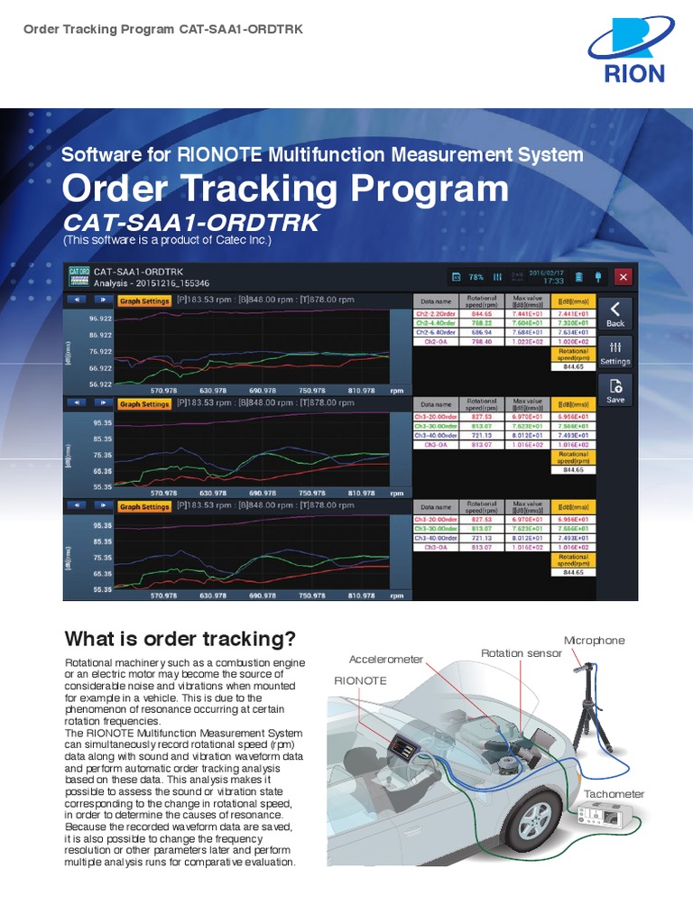 Order Tracking Software for RIONOTE | PDF | Mechanical Engineering ...