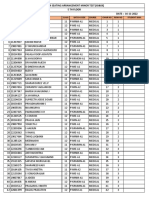 Monor Test Exam Seating Arrangement 16-11-2022