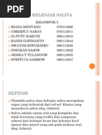 Download Kelainan Kelenjar Saliva Power Point by Rain Noel Sualang SN61510759 doc pdf