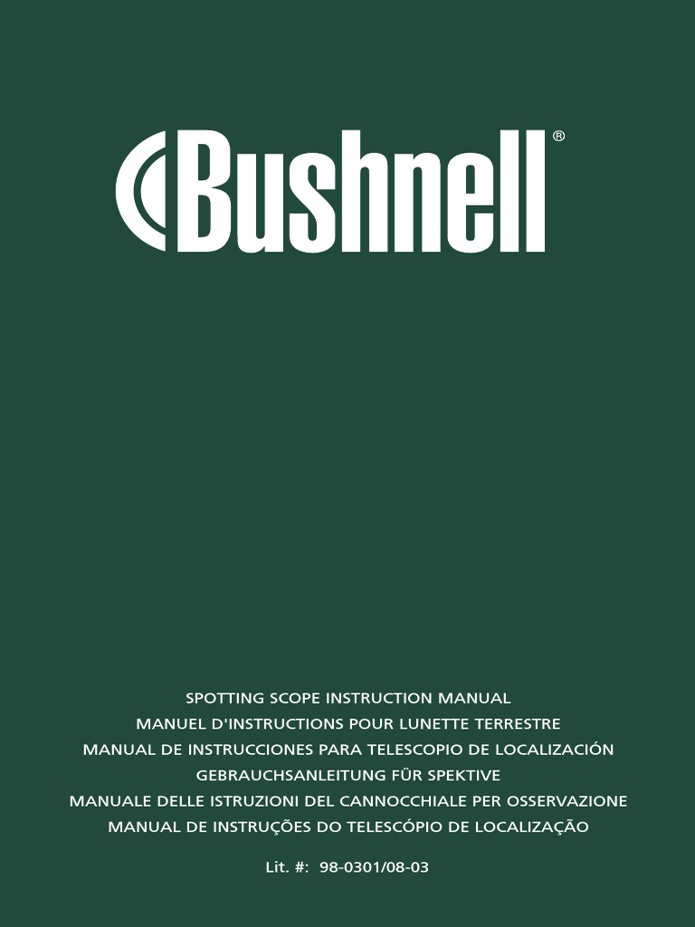 Bushnell Spotting Scopes IM | PDF | Optics | Natural Philosophy